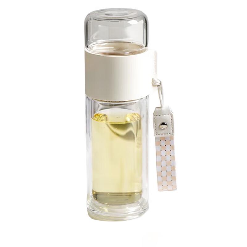 Fuguang Double-Layer Tea Separation Glass Cup