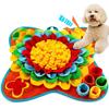 Pet Slow Feed Puzzle Mat: Anti-Choke Sniffing and Foraging Toy for Dogs and Cats