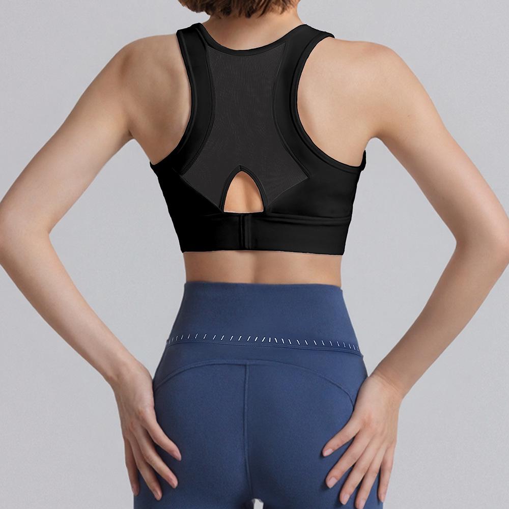 Alo Damen Netz-Sport-BH: Herausnehmbare Polster, Stoßfest, Push-Up, Ideal zum Laufen, Fitness und Yoga.