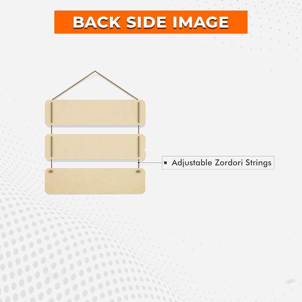 Arabic Calligraphy Wooden Wall Hanger for Home Decor | Office | Gifts | Bedroom | Living Room Decorative Item | Wall Hangings Ornaments