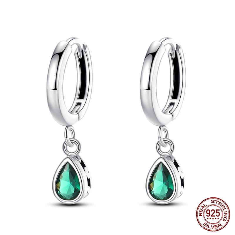 Real 925 Sterling Silver Star Earrings For Women Sparkling Zircon Ear Studs Luxury Fine Engagement Wedding Jewelry Gift For Girl