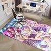 K-pop Charming Anime Girl Chair Mat: Perfect for Home Decor, Office Use, and Gifts - Enhance Your Space with Cute Anime Designs!.1236a