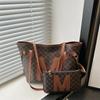 Monogrammed Tote Bag & Mini Bag Set Stylish Purses with Logo Accents Large Capacity Handbags Shoulder Bag for Women's Daily Use