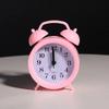 Vintage Exquisite Alarm Desktop Analog with Night Light, Suitable for Home Office Mini Travel Alarm Clock