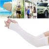 UV-Sonnenschutz-Armstulpen für Männer und Frauen, kühlende Armstulpen aus Eisseide mit Daumenloch für den Sommer