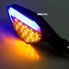 MDLUFY Motorrad-Blinker, 2 Farben, Universell einsetzbar, LED Sequenzieller Blinker, Fahrrad,