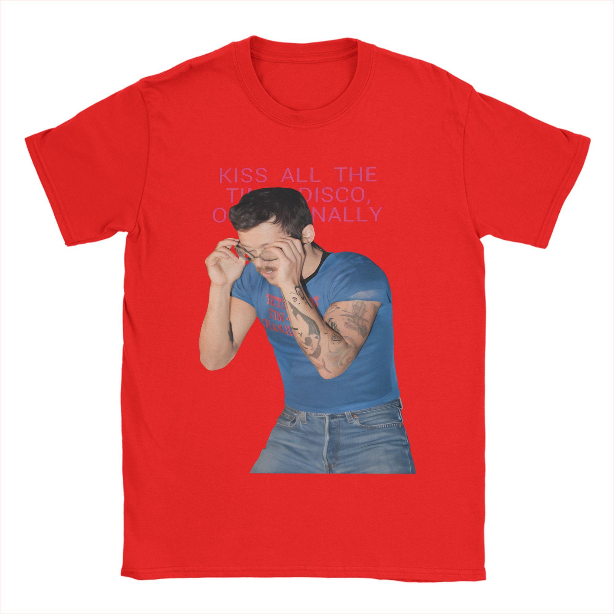 Unisex Women Harryed Stylesed Kiss All The Time Disco Occasionally Disco Ball Tour Shirt Pure Cotton Graphic Clothing Outfits S