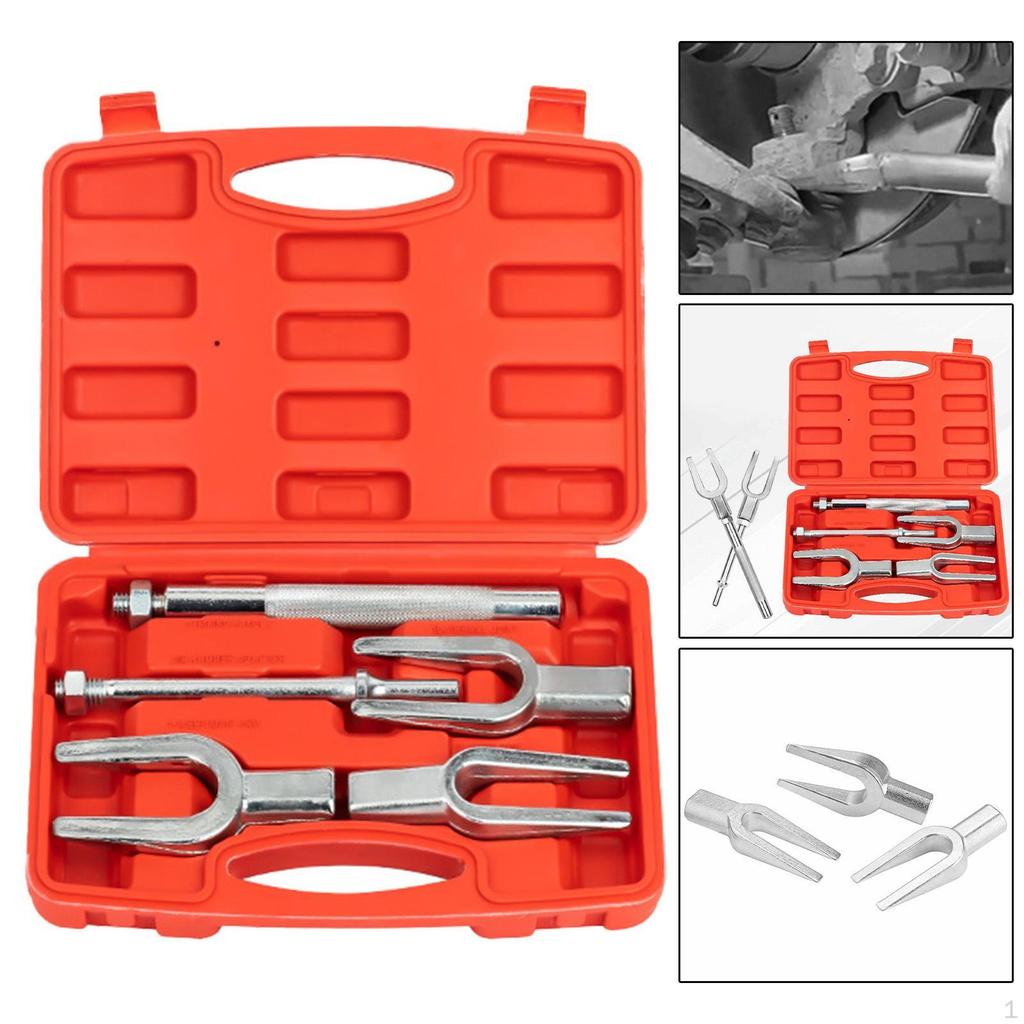 5x Ball Joint Splitter Tie Rod Removal Joint, Rod, and Pitman Arm with Storage Box