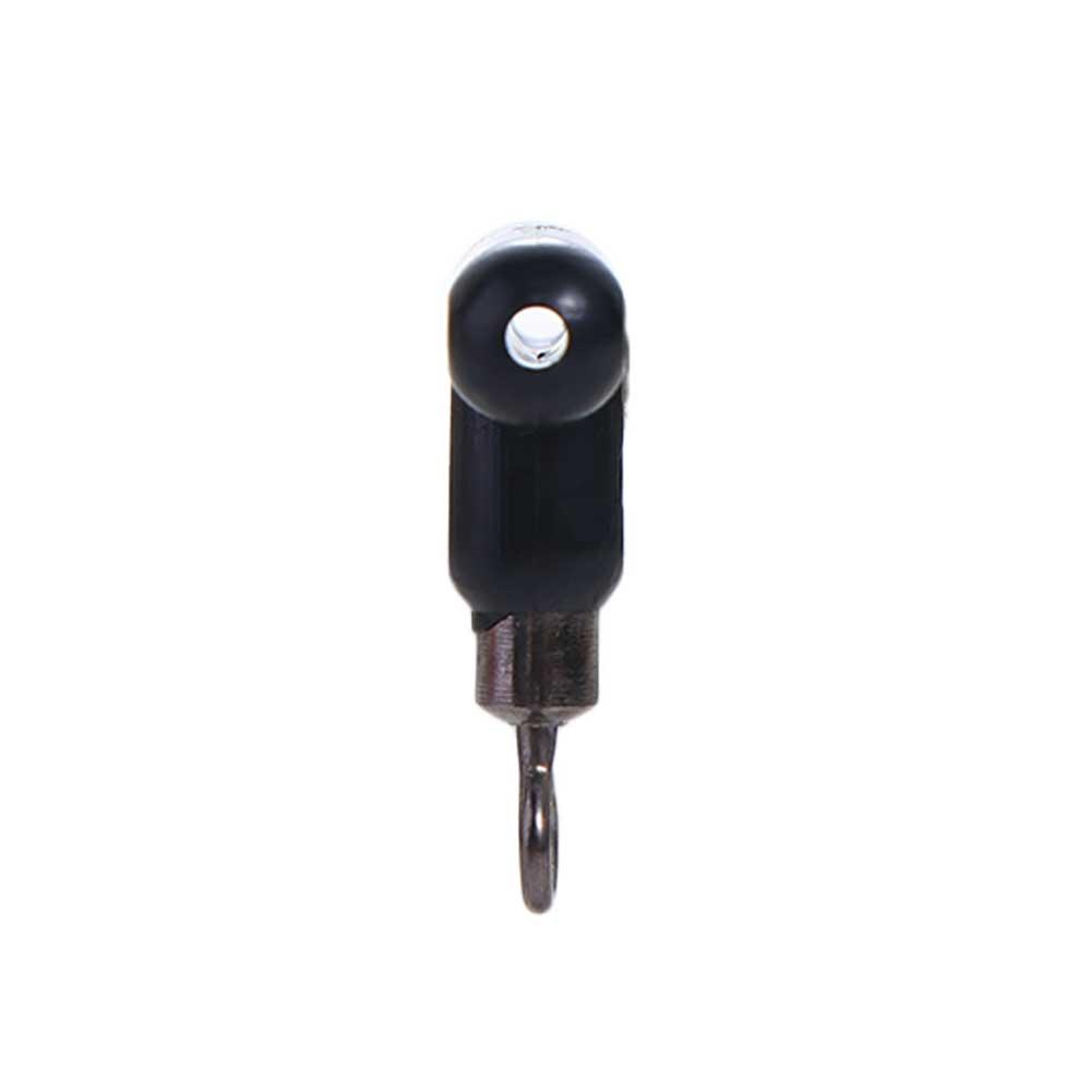 Tackle Black T-Swivel Fishing Line Slider Beads Rolling Swivel Fishing Swivels Carp Rig Rings Clip
