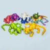 2025 Hot 3D Printed Sphynx Cat Realistic Hairless Cat Figurine Cute Mini Desk Toy Articulated Fidget Toys for Lovers Home Decors