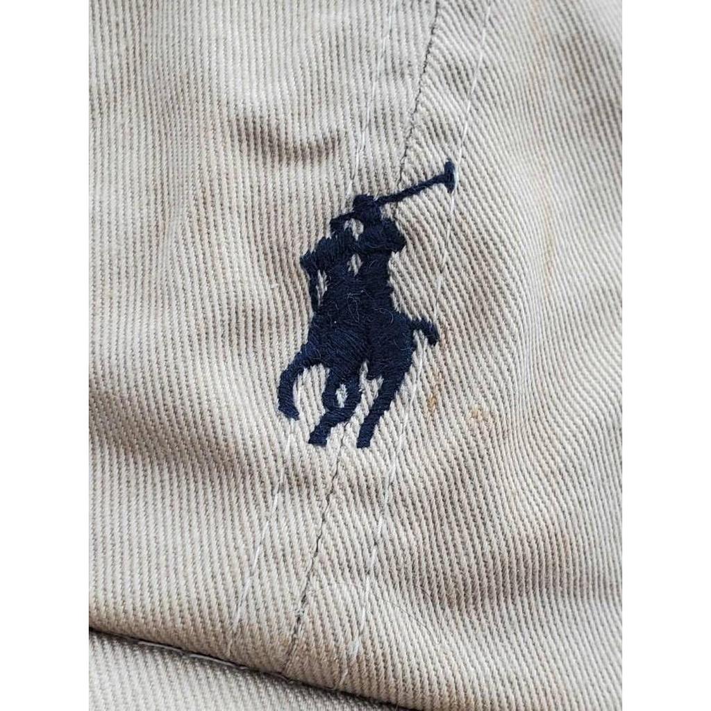 Used RALPH LAUREN Ralph Lauren Logo Embroidery Baseball Cap Cap Hat Beige