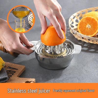 Presse-agrumes manuel en acier inoxydable pour citrons et oranges