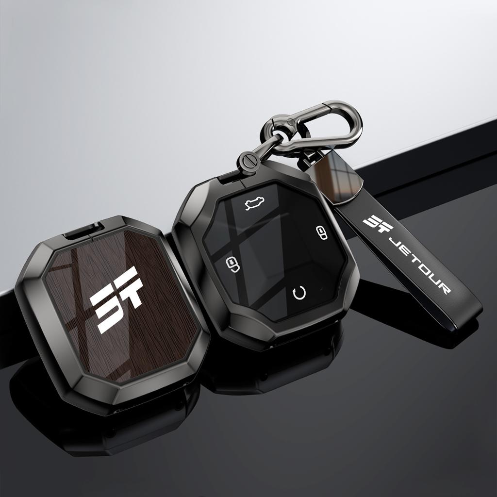 Car Key Case For Chery Jetour T2 Traveler Traveller Pro Remote Cover Shell Keychain Holder Fob Interior Accessories