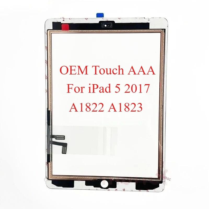 OEM AAA Glass Touch Screen Digitizer With Frame Sticker For iPad 5 2017 A1822 A1823 LCD Repair OEM AAA