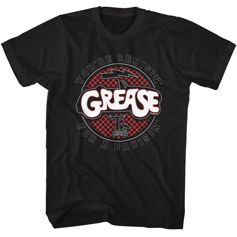 Grease Movie T Birds Kenickie You re Crusin For A Brusin Quote Men s T Shirt 3XL