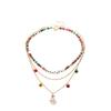 European & American Christmas Reindeer Beaded Bracelet: Creative Women's Holiday Jewelry