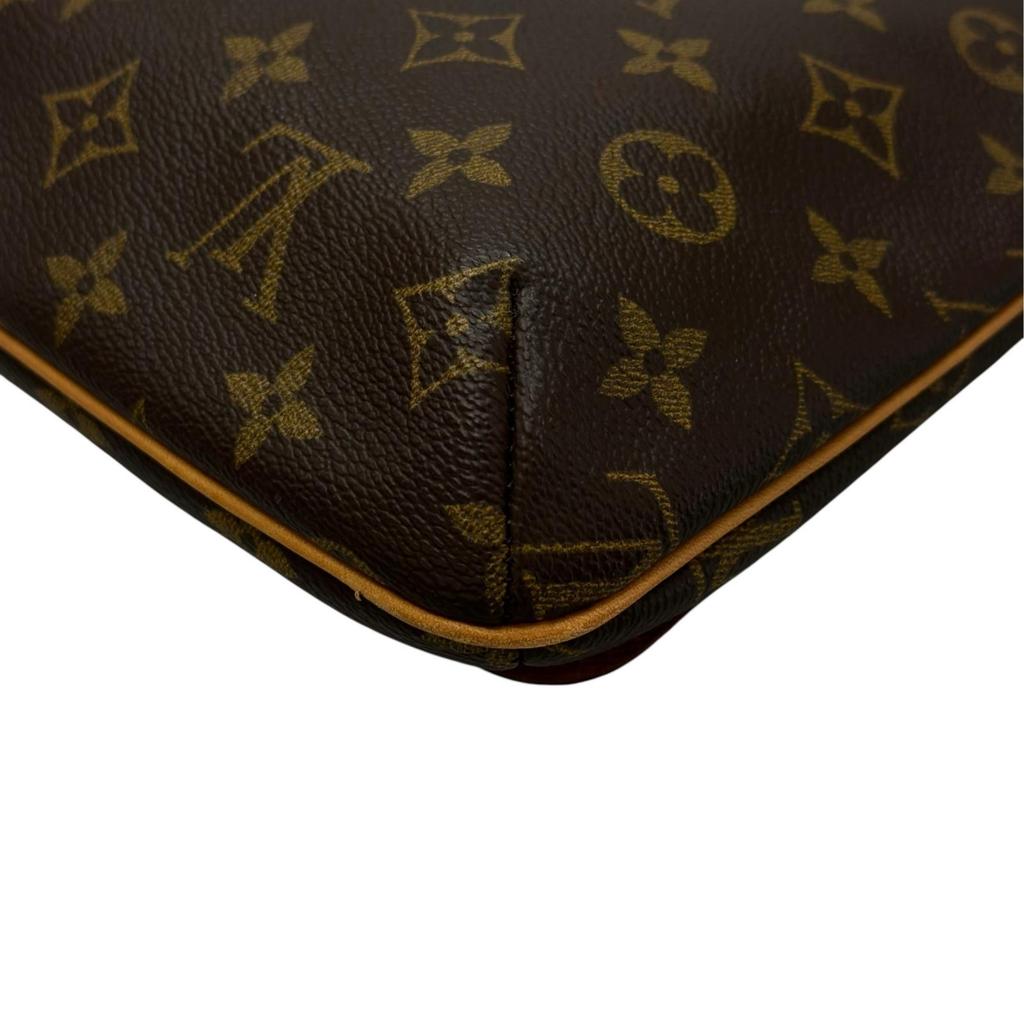 LOUIS VUITTON Mudget Salsa M51258 Shoulder Bag Brown Women used