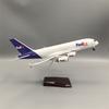 A380 1/160 Scale 47cm Model Aircraft FedEx Cargo Airways With Landing Gear and Wheels Diecast Resin Airplane Souvenir Ornament