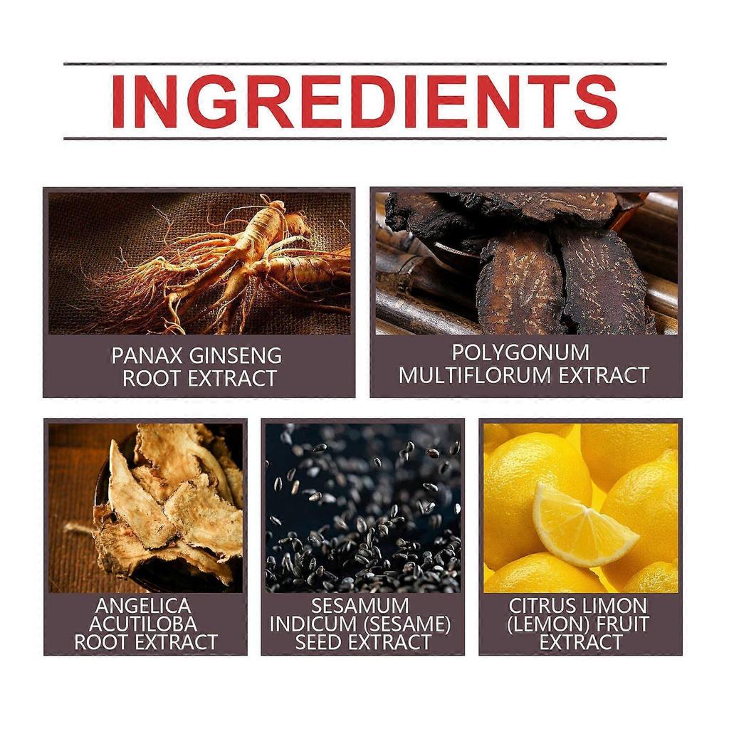 Hoegoa Ginseng And Polygonum Multiflorum Shampoo Herbal Essence Nourishes Hair, Enhances Shine, And Improves Hair Quality