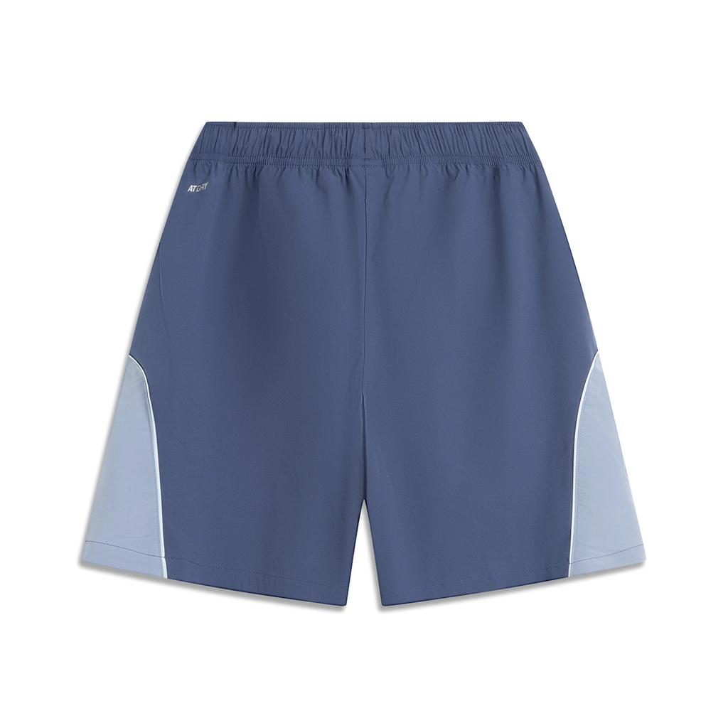 Li Ning Basketball Series Bad Five Color Block Letter Mid Waist Drawstring Quick Dry Versatile Sports Shorts Men Shorts AKSV199-3