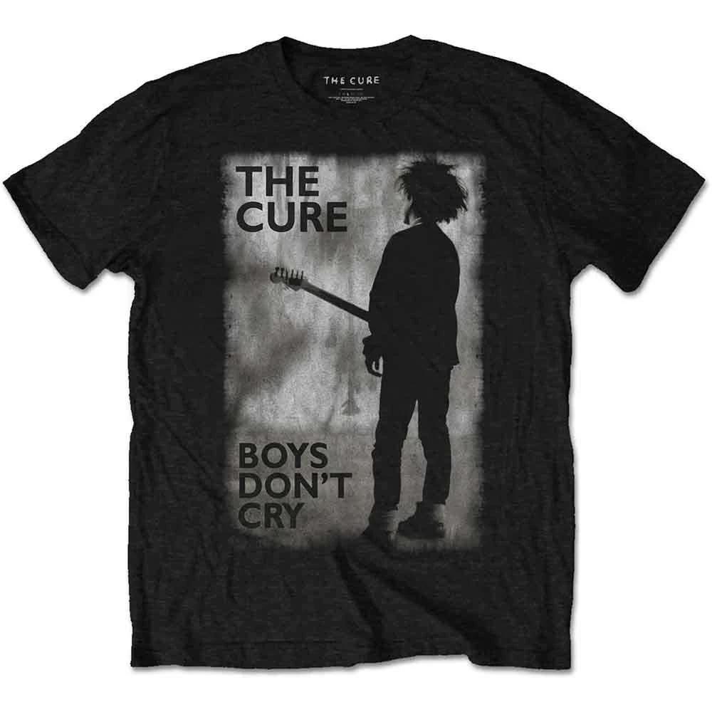 The Cure Kids T-Shirt: Boys Don t Cry Black & White OFFICIAL NEW S
