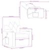 Massage Chair Taupe Fabric