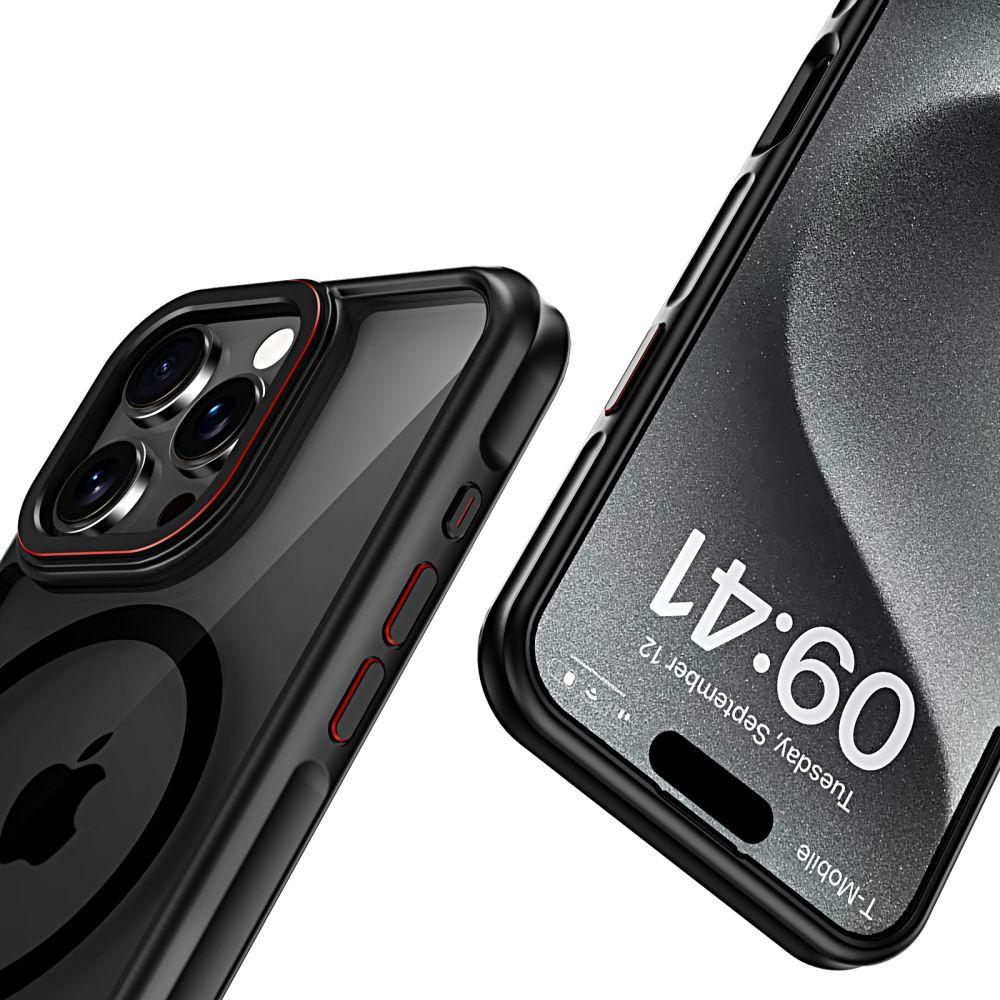 Tech-Protect Maghybrid Magsafe Iphone 16 Pro Black/Red