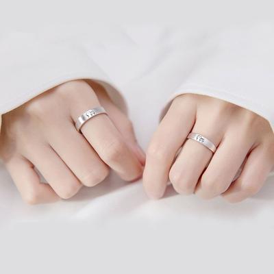 Kitten Rings Set Trendy Cat Finger Ring Couple Open Rings Kroean Ring Romantic Silver Jewlery