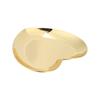 Nail Art Display Board Stainless Steel Heart Shape Cosmetic Makeup Manicure Tips Color Mixing  