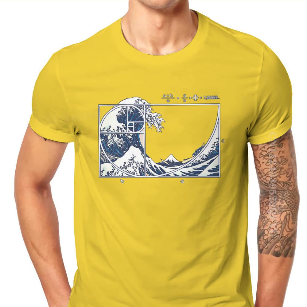 Math Mathematics Meme The Great Fibonacci Wave Tshirts Vintage Designer Unisex Streetwear Clothing Tops Cotton Retro T Shirt