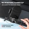 Car Multifunction Sunglasses Clip Card Ticket Holder Stand Eyeglasses For Toyota Chr Corolla Yaris Rav4 E150 E120 Land Cruiser