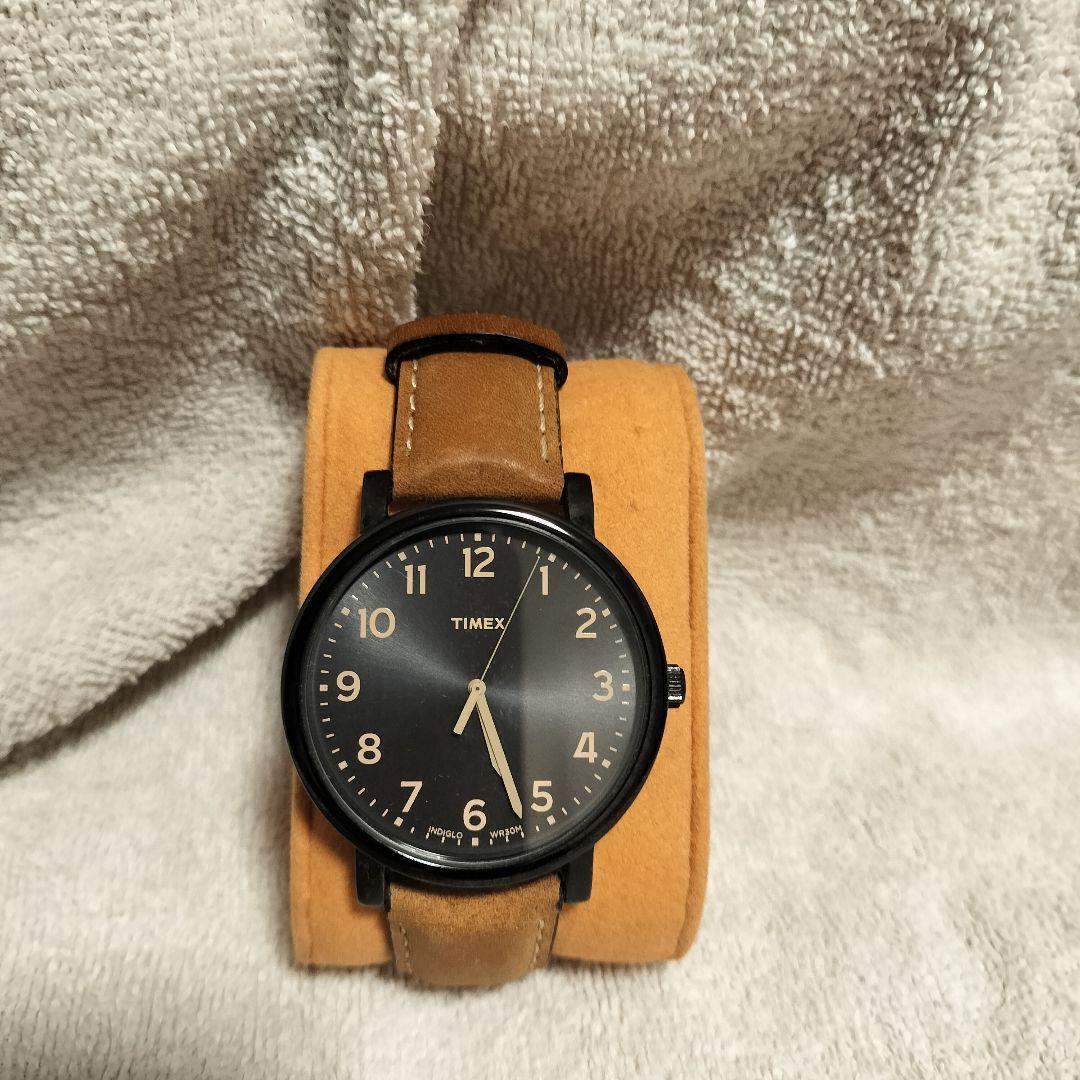 TIMEX watch body leather belt