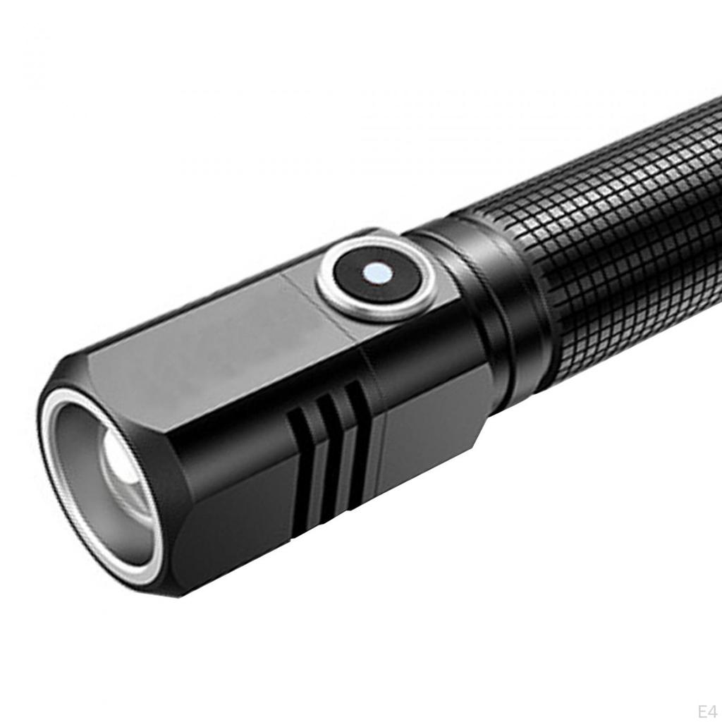 Compact LED Flashlight with 3 Lighting Modes - Portable Torch for Outdoor Activities