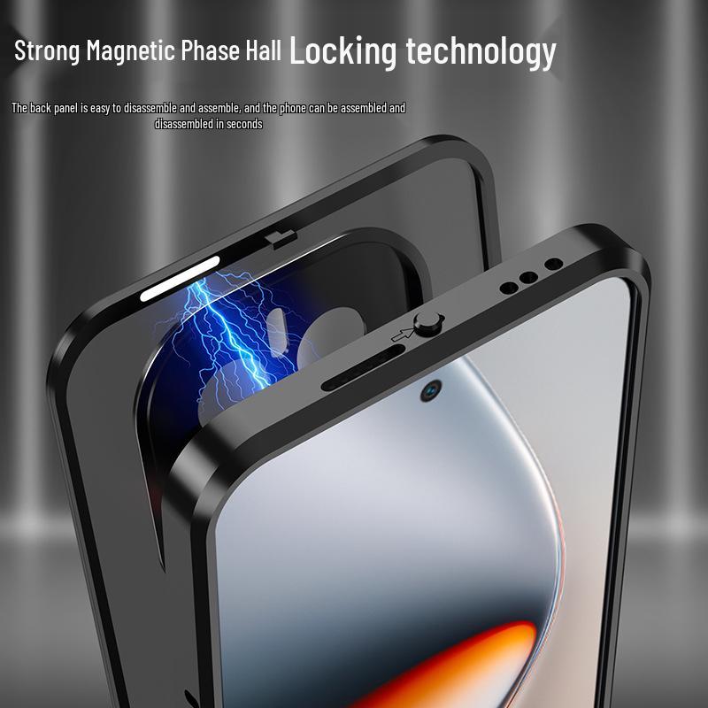 Metal Bumper Frosted Phone Case for Honor GT Pro