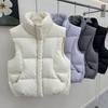 Womens Premium White Duck Down Vest 95% Fill Power 86-90% Thick Warm Sleeveless Puffer Winter