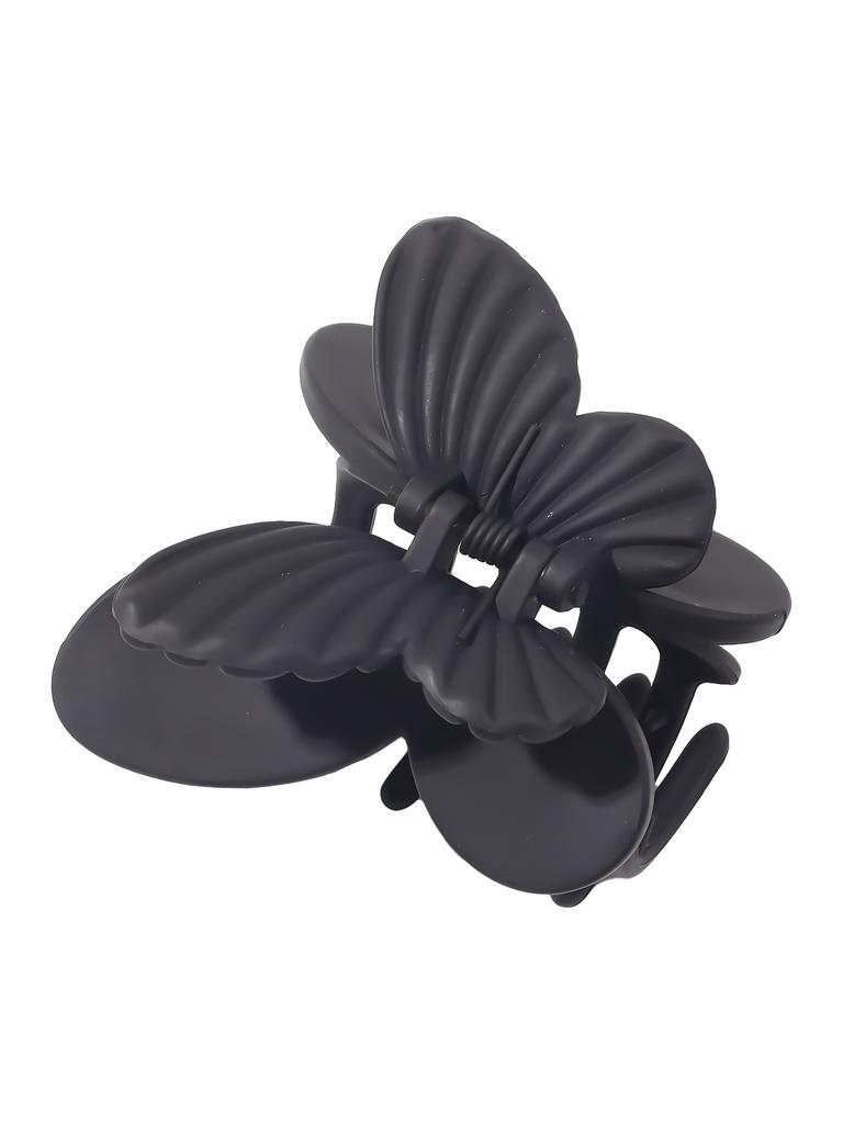 Matte Double 7cm Butterfly Hairpin Grip Clip Temperament Shark Hair Hairpin Hairpin Headgear