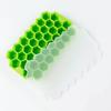 Silicone World 37 Grids Honeycomb Ice Cube Silicone Molds Silica Gel Ice Tray DIY Household Ice Making Box With Lid Ice Mold