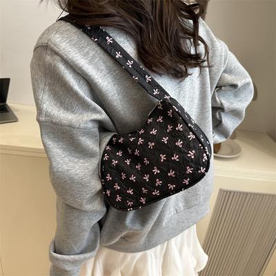 Niche Design Handbag, New High-end Shoulder Bag, Small, Fresh and Large-capacity Lightweight Small Cloth Bag.