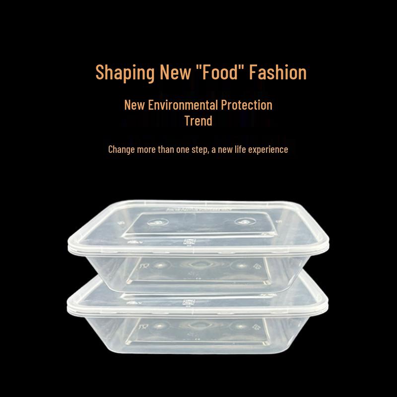 Deshangyuan 650ml Rectangular Disposable Food Containers