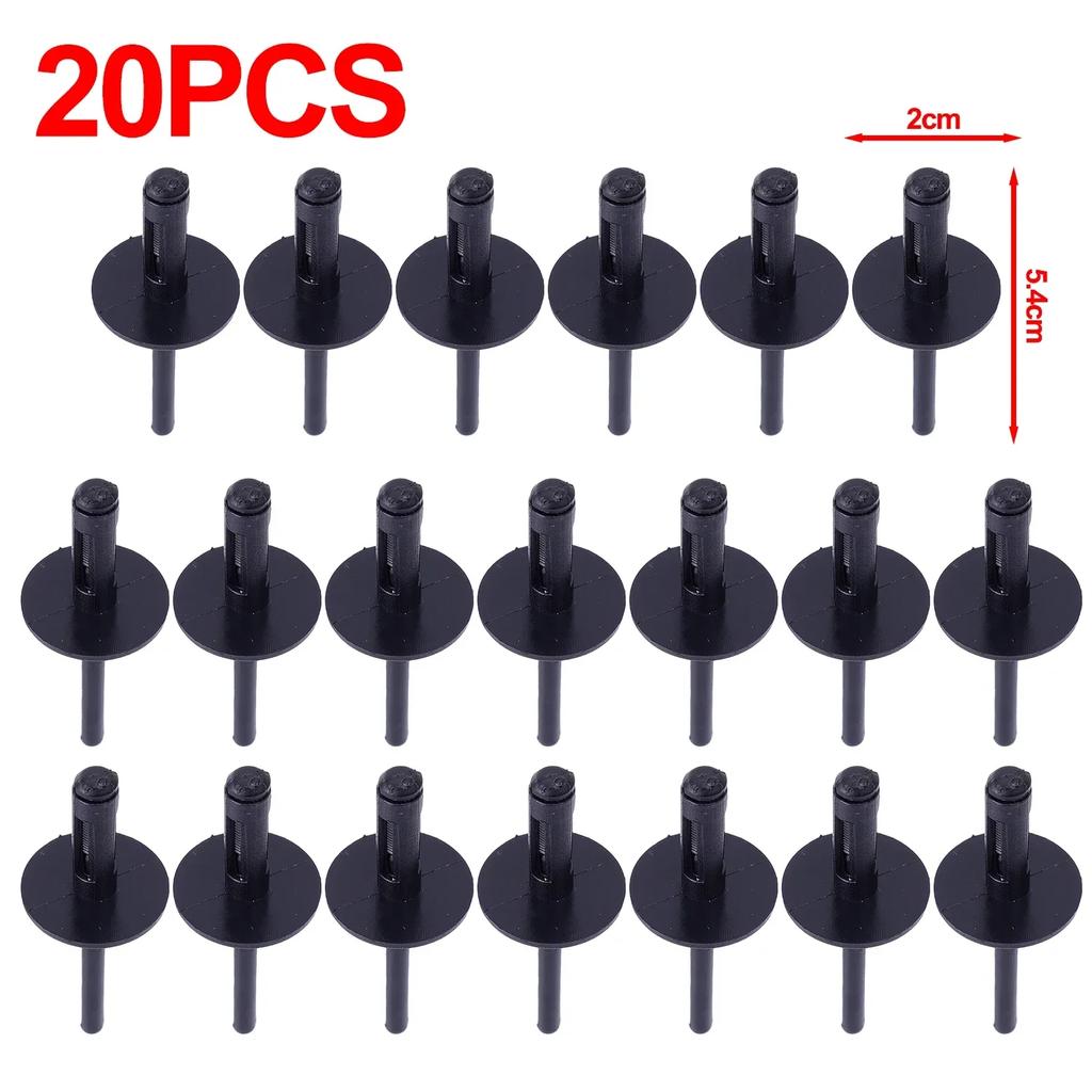 Nylon Car Mudguard Wheel Arch Bumper Pop Blind Rivets Fixing Snap Clips for Ford Chrysler BMW X1 E84 X3 E83 F25 X5 20/60/100PCS
