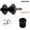 Road Bike Hub: Rim Brake, 4 Bearings, 8-12 Speed, Front & Rear