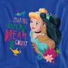 Disney Princess Unisex Adult Making Every Dream Count Cinderella & Jasmine T-Shirt