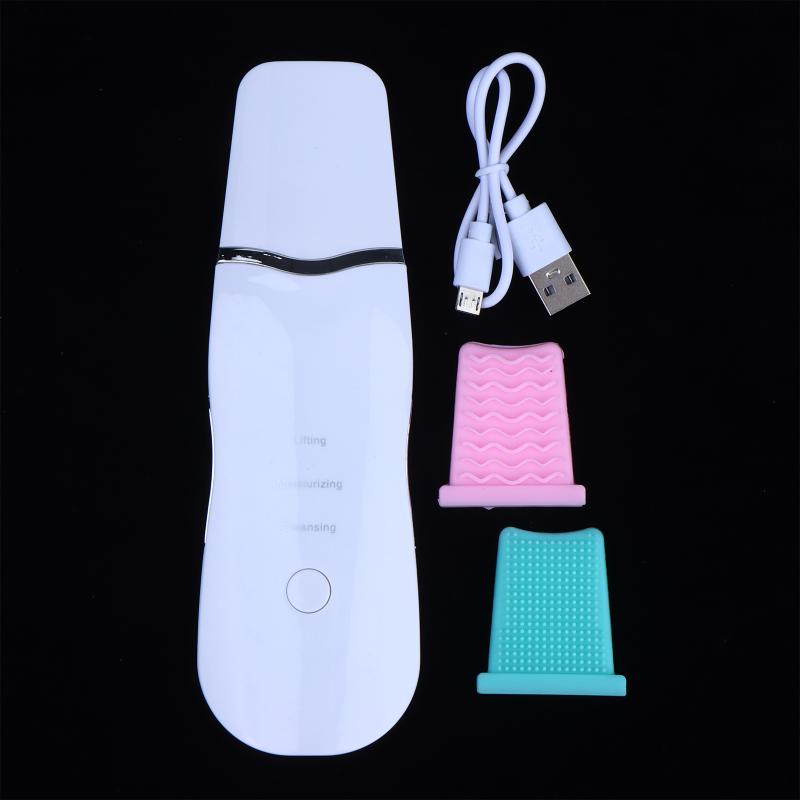 Ultrasonic Skin Scrubber 3 Modes Deep Face Cleaning Peeling Shovel Pore Cleanser for Home Spa Personal Beauty Care