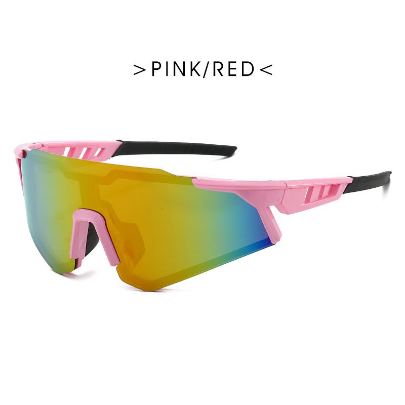 

Oversized Vintage Colorful Sunglasses Outdoor Sports Cycling Driving Sunglasses Men And Women Goggle Shades Uv400 Glasses