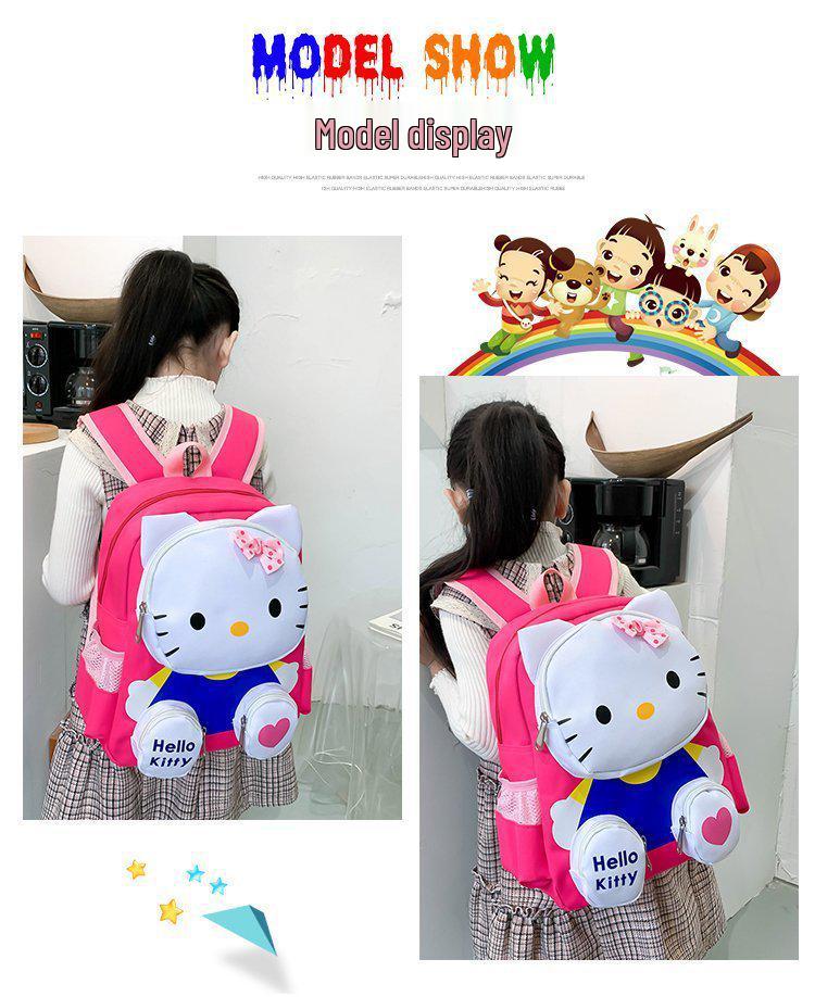 Cartoon Cute Children's Backpack for Kindergarten Boys and Girls