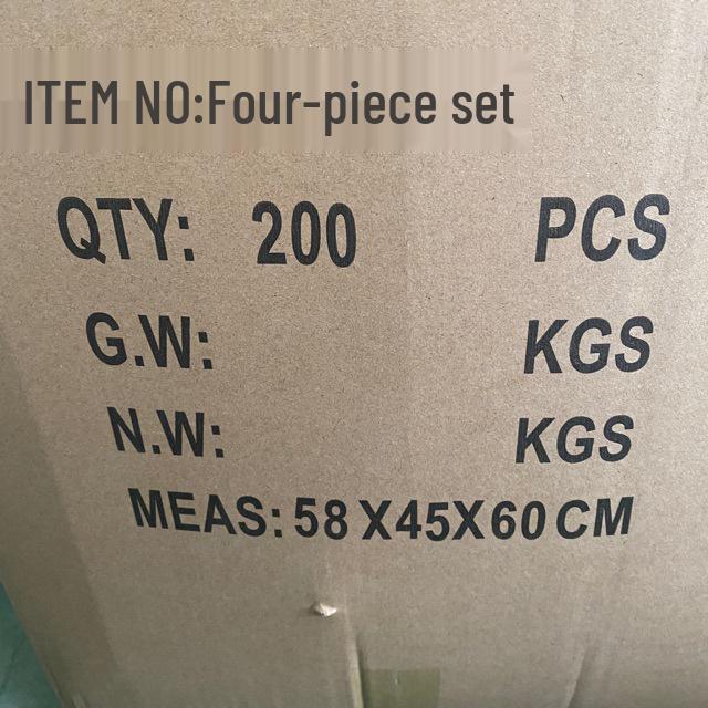 4-Piece Multi-Diameter Plastic Funnel Set with Storage Rod for Portable Liquid Dispensing and Separation