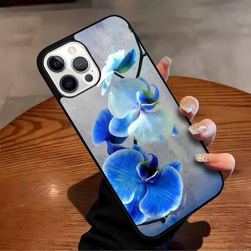 Orchid Flowers Colorful Phone Case For iPhone 17 Air 16 15 14 13 12 11 Pro Max Max Plus Bumper Case Cover