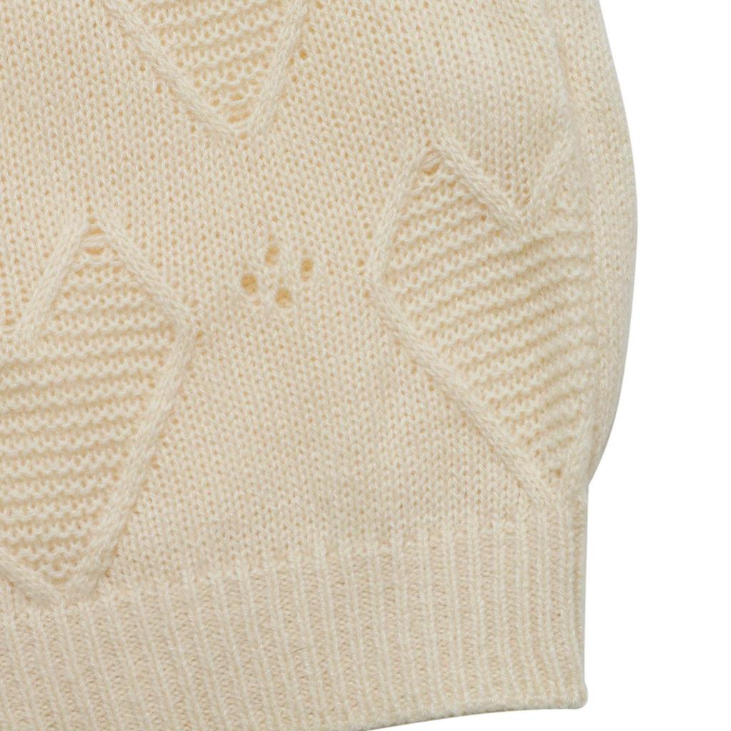 Spring and Autumn Love Jacquard Hollow Women's Sweater S-L