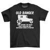 Men's Fun Birthday T-Shirt Gift Idea Old Banger Years Old 30th 40th 50th 60th