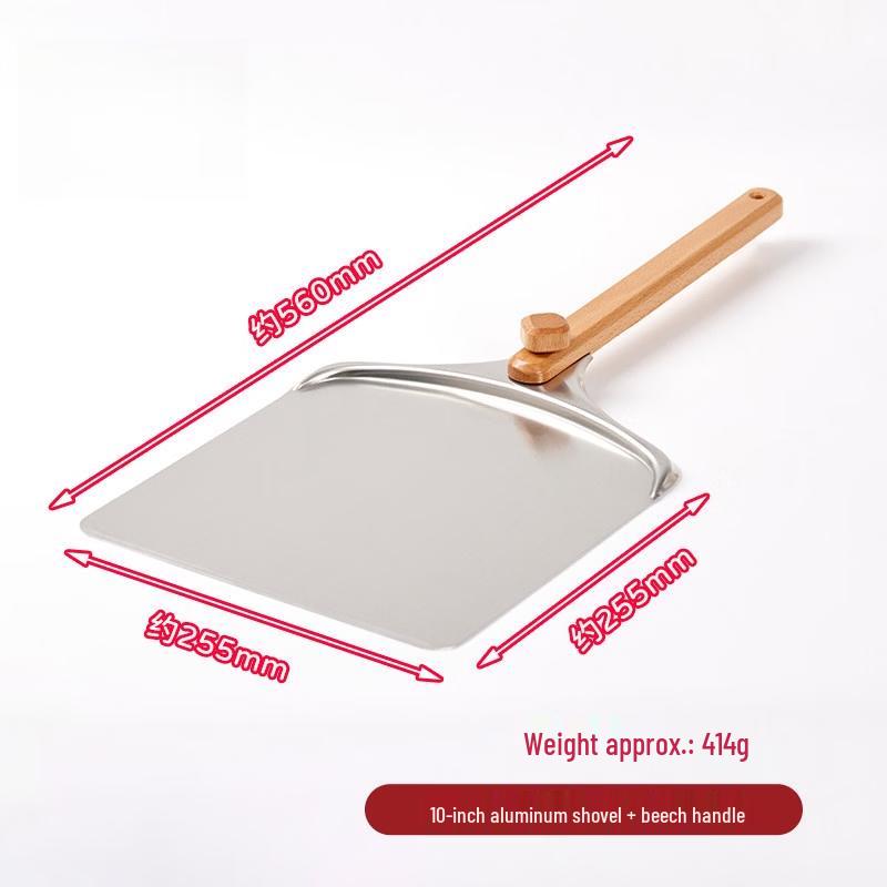 Yingtang 10-inch Rotating Wooden Handle Pizza Peel